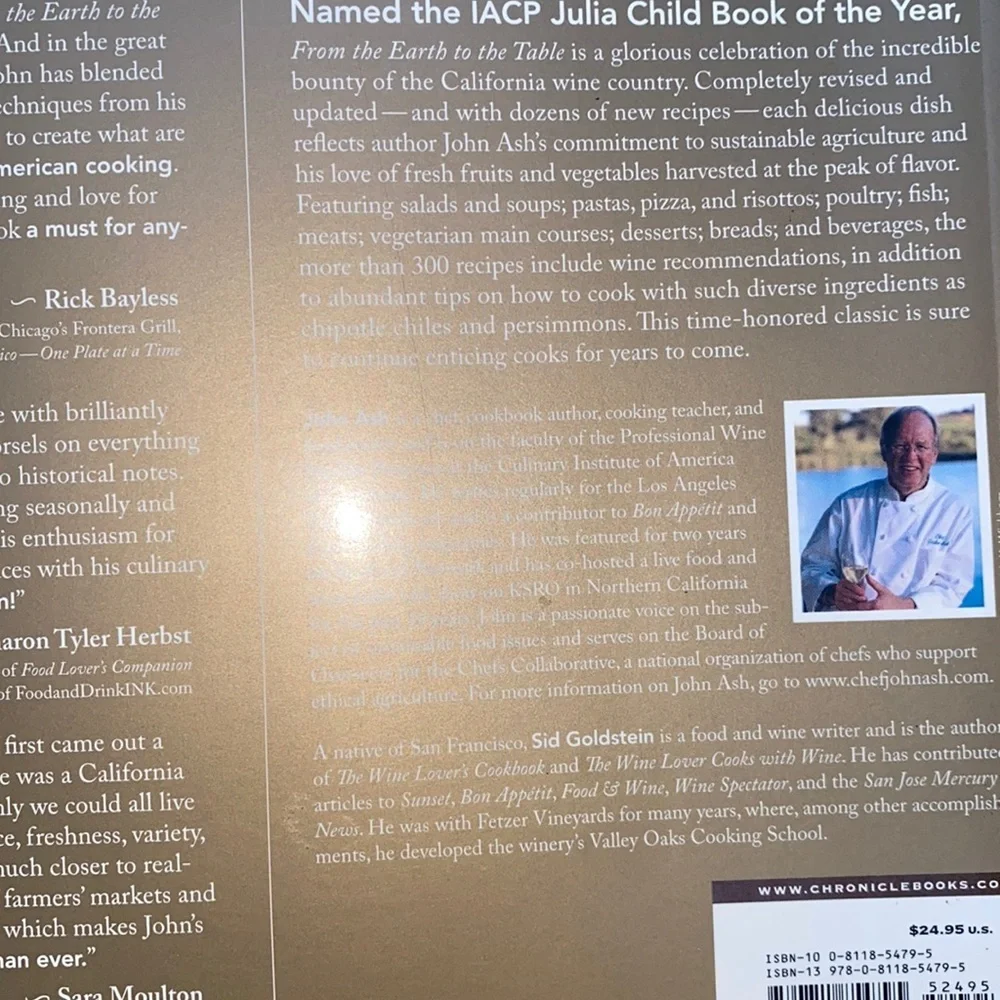 From the Earth to the table John Ash’s wine country cuisine cookbook